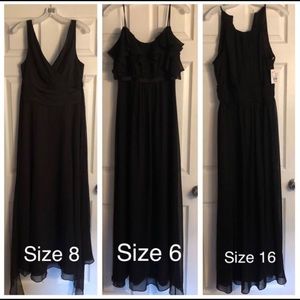 Black prom/ bridesmaid dress